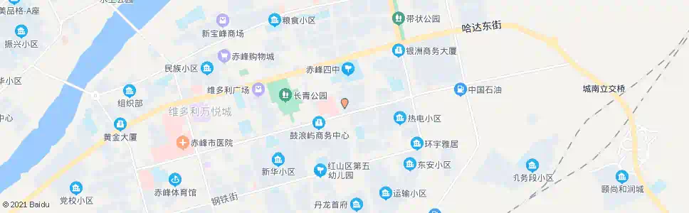 赤峰第二医院_公交站地图_赤峰公交_妙搜公交查询2025