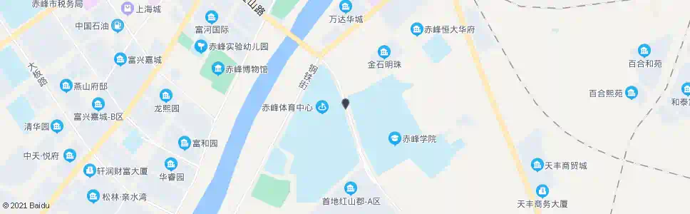 赤峰宝山桥南_公交站地图_赤峰公交_妙搜公交查询2025