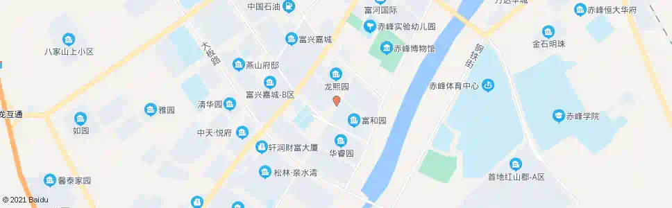 赤峰富和园小区_公交站地图_赤峰公交_妙搜公交查询2025