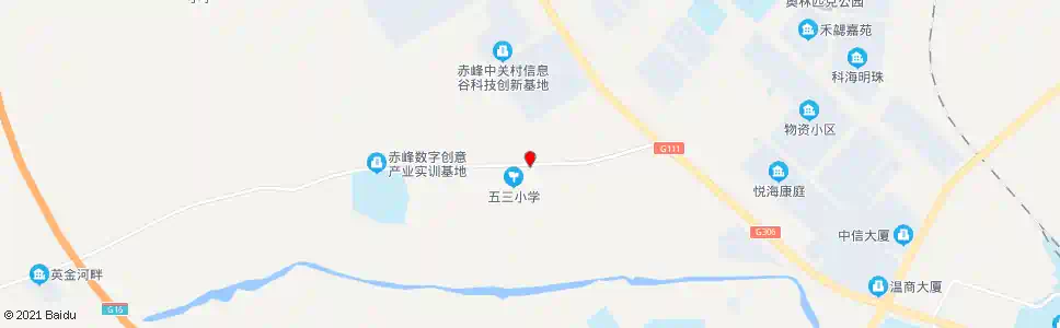 赤峰五三村干沟子_公交站地图_赤峰公交_妙搜公交查询2025