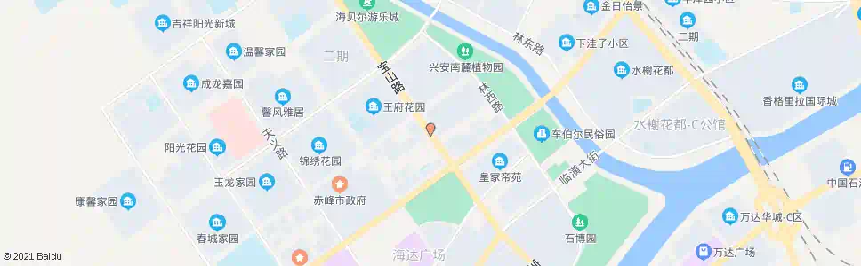赤峰百柳购物广场(天骄西苑)_公交站地图_赤峰公交_妙搜公交查询2025