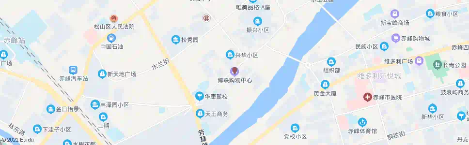 赤峰博联购物中心_公交站地图_赤峰公交_妙搜公交查询2025