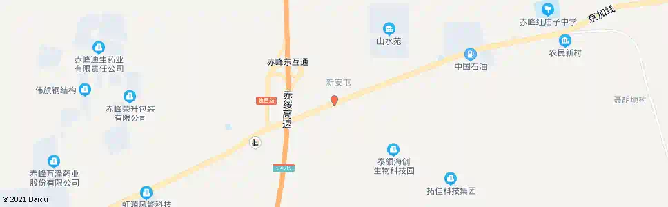 赤峰新安屯_公交站地图_赤峰公交_妙搜公交查询2025
