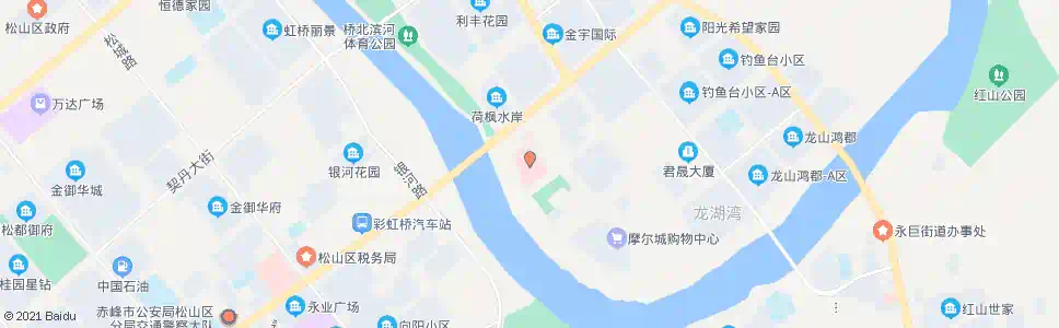 赤峰安定医院(银河路)_公交站地图_赤峰公交_妙搜公交查询2025