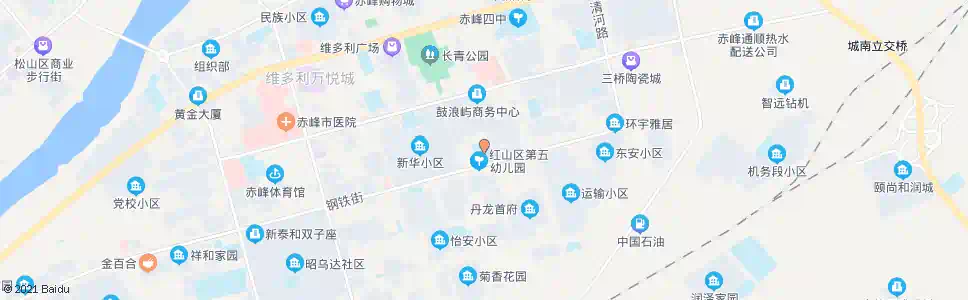 赤峰第十七小学_公交站地图_赤峰公交_妙搜公交查询2025