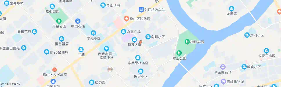 赤峰松山驾校_公交站地图_赤峰公交_妙搜公交查询2025