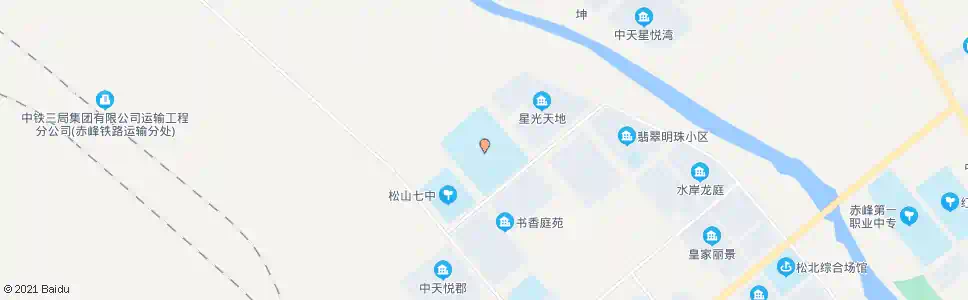 赤峰红旗中学分校(奥富斯网吧)_公交站地图_赤峰公交_妙搜公交查询2025