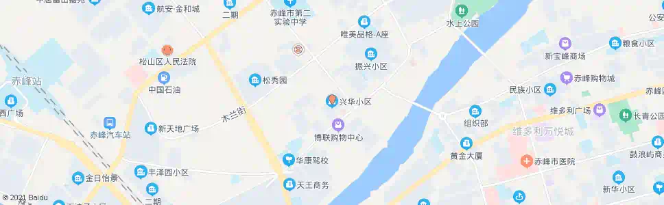 赤峰赤峰纵横广告公司(兴华小区)_公交站地图_赤峰公交_妙搜公交查询2025