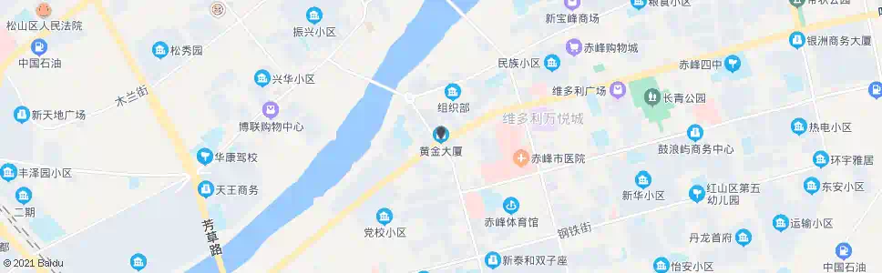 赤峰黄金大厦_公交站地图_赤峰公交_妙搜公交查询2025