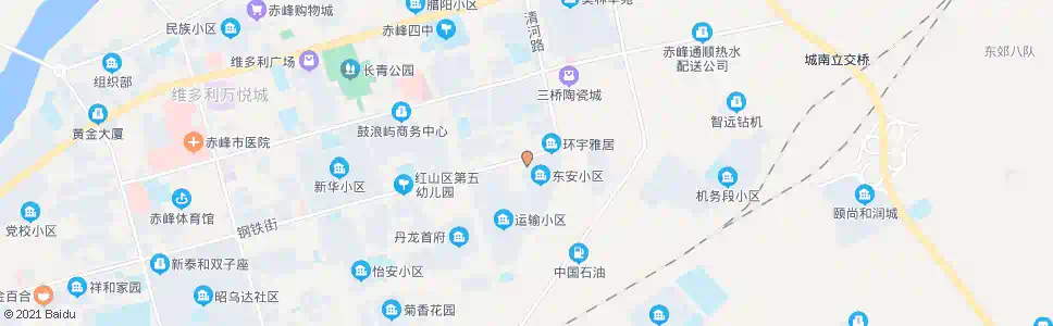 赤峰东安小区(信联会计师事务所)_公交站地图_赤峰公交_妙搜公交查询2025