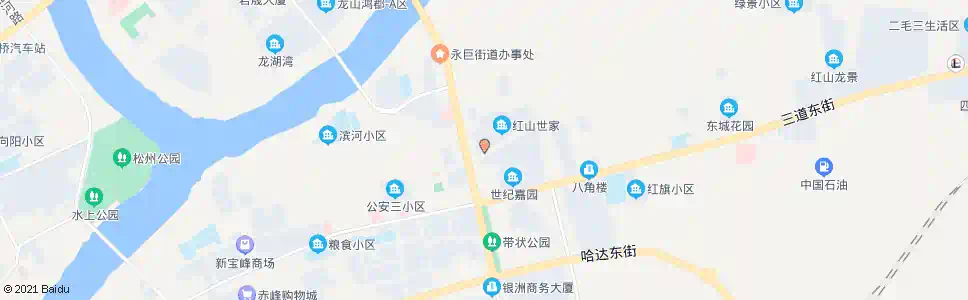 赤峰五三信用社_公交站地图_赤峰公交_妙搜公交查询2025