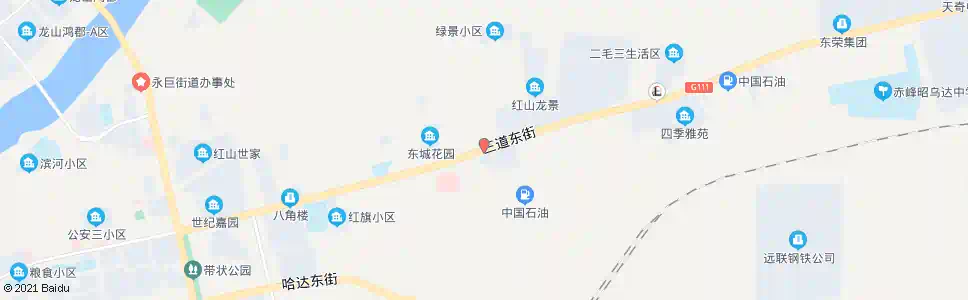 赤峰第四医院_公交站地图_赤峰公交_妙搜公交查询2025