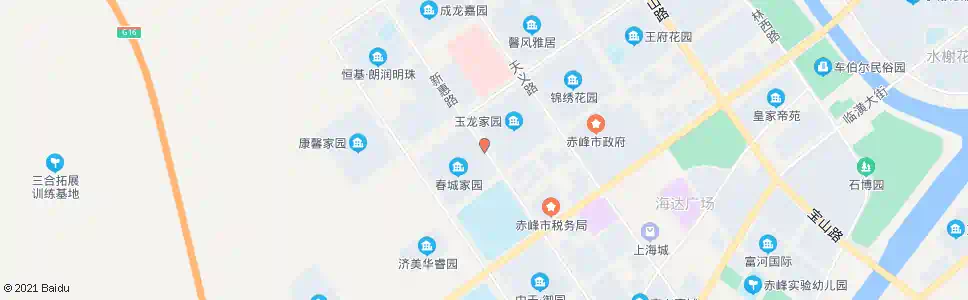 赤峰春城家园_公交站地图_赤峰公交_妙搜公交查询2025