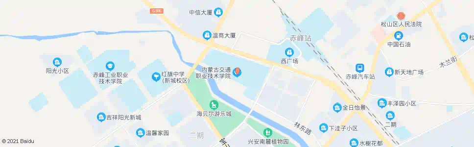 赤峰交通职业技术学院_公交站地图_赤峰公交_妙搜公交查询2025