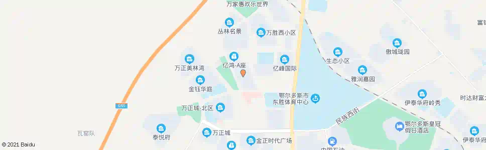 鄂尔多斯亿鸿国际花园_公交站地图_鄂尔多斯公交_妙搜公交查询2025