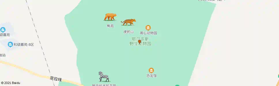 鄂尔多斯动物园_公交站地图_鄂尔多斯公交_妙搜公交查询2025