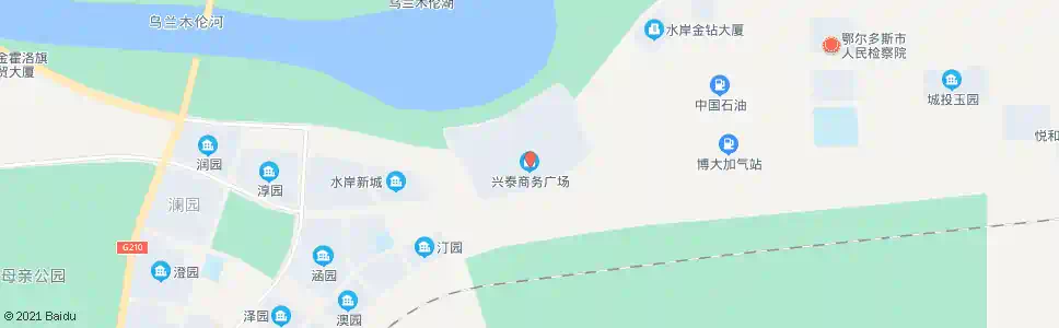 鄂尔多斯国泰商务广场_公交站地图_鄂尔多斯公交_妙搜公交查询2025