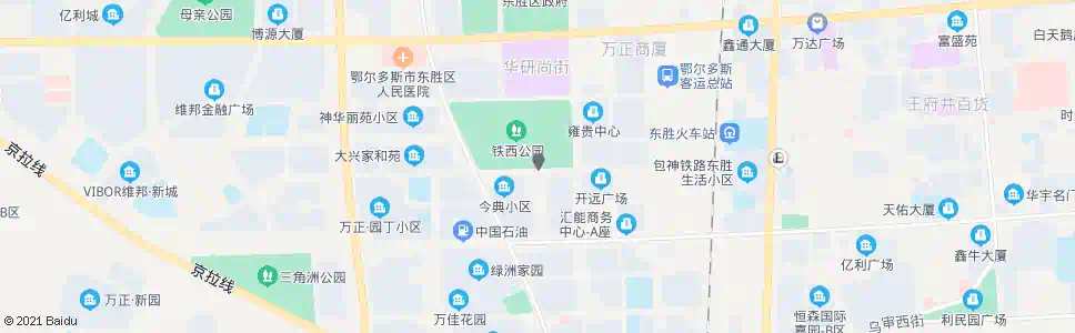 鄂尔多斯公园南门_公交站地图_鄂尔多斯公交_妙搜公交查询2025