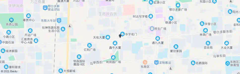 鄂尔多斯东仕戴斯酒店_公交站地图_鄂尔多斯公交_妙搜公交查询2025