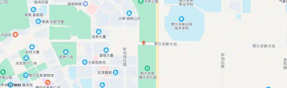 鄂尔多斯鄂尔多斯婚庆文化园北门_公交站地图_鄂尔多斯公交_妙搜公交查询2025