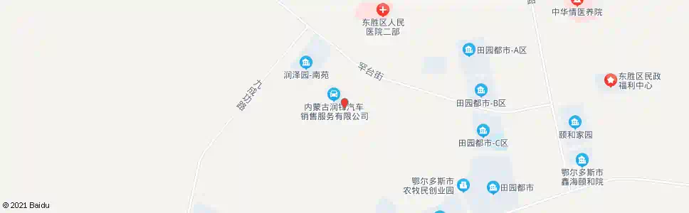 鄂尔多斯奥迪4S店_公交站地图_鄂尔多斯公交_妙搜公交查询2025