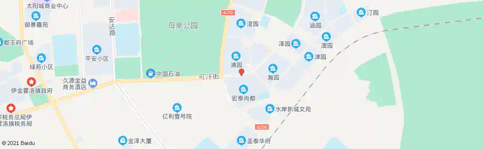 鄂尔多斯宏泰尚都_公交站地图_鄂尔多斯公交_妙搜公交查询2025