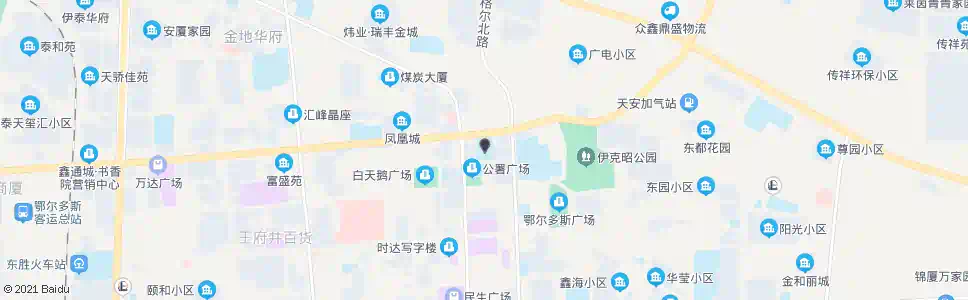 鄂尔多斯第一小学_公交站地图_鄂尔多斯公交_妙搜公交查询2025