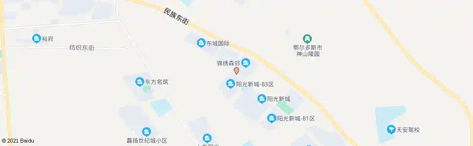 鄂尔多斯阳光新城B3区_公交站地图_鄂尔多斯公交_妙搜公交查询2025