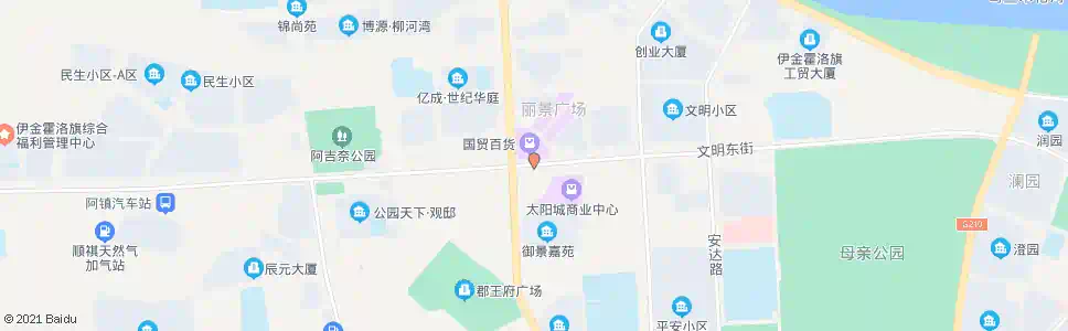 鄂尔多斯国贸百货_公交站地图_鄂尔多斯公交_妙搜公交查询2025