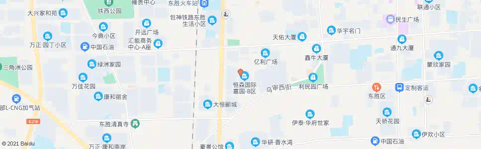 鄂尔多斯恒森嘉园_公交站地图_鄂尔多斯公交_妙搜公交查询2025