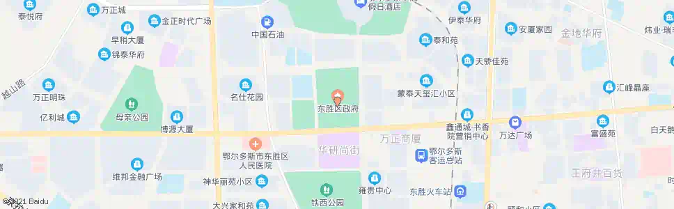 鄂尔多斯区党政大楼_公交站地图_鄂尔多斯公交_妙搜公交查询2025