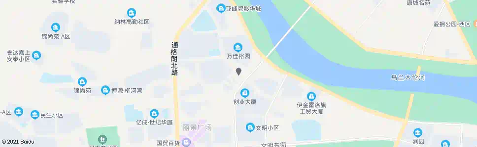 鄂尔多斯创业大厦B区_公交站地图_鄂尔多斯公交_妙搜公交查询2025