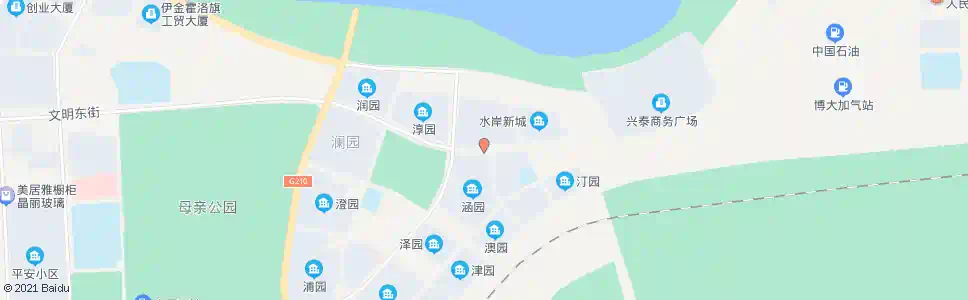 鄂尔多斯灏园_公交站地图_鄂尔多斯公交_妙搜公交查询2025