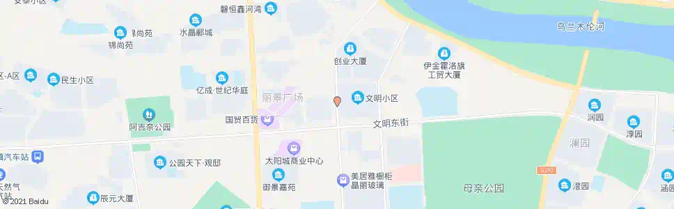 鄂尔多斯文明小区西门_公交站地图_鄂尔多斯公交_妙搜公交查询2025