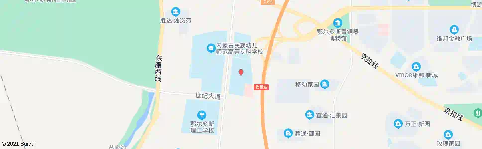 鄂尔多斯现代服务业学校_公交站地图_鄂尔多斯公交_妙搜公交查询2025
