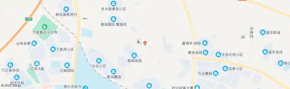 鄂尔多斯三联北尚_公交站地图_鄂尔多斯公交_妙搜公交查询2025