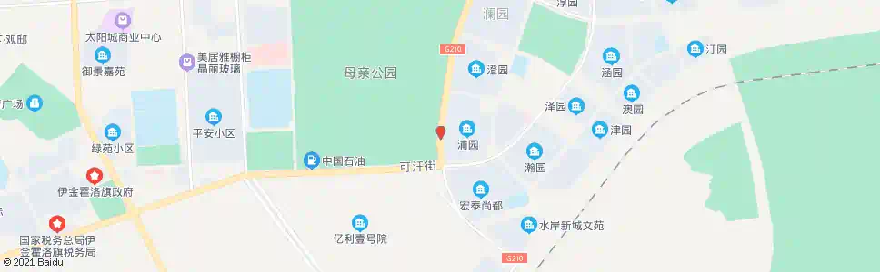 鄂尔多斯浦园西门_公交站地图_鄂尔多斯公交_妙搜公交查询2025