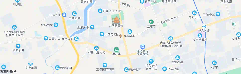 呼和浩特土默特学校_公交站地图_呼和浩特公交_妙搜公交查询2025