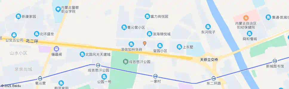 呼和浩特希望加州华府_公交站地图_呼和浩特公交_妙搜公交查询2025