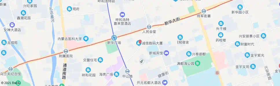 呼和浩特家和新世纪超市_公交站地图_呼和浩特公交_妙搜公交查询2025