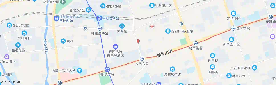 呼和浩特金航商城_公交站地图_呼和浩特公交_妙搜公交查询2025