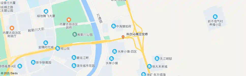 呼和浩特成吉思汗大街东口_公交站地图_呼和浩特公交_妙搜公交查询2025