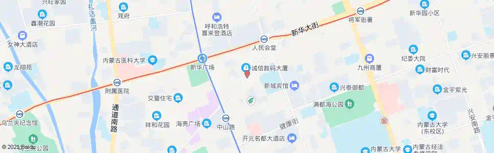 呼和浩特新华社内蒙古分社_公交站地图_呼和浩特公交_妙搜公交查询2025