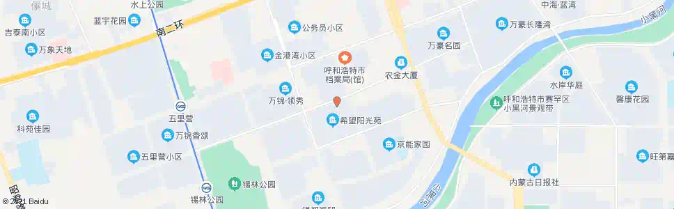 呼和浩特内蒙古农发行_公交站地图_呼和浩特公交_妙搜公交查询2025