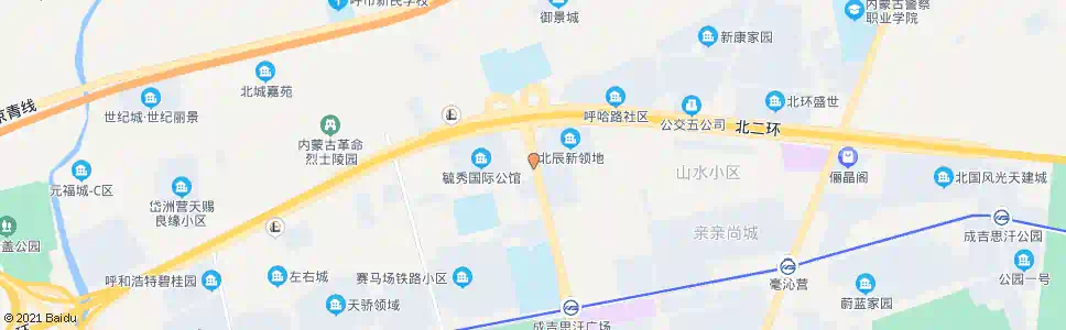 呼和浩特哲里木路站(内蒙古法学会)_公交站地图_呼和浩特公交_妙搜公交查询2025