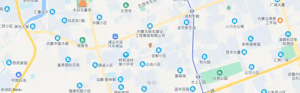 呼和浩特呼市东大肛肠医院_公交站地图_呼和浩特公交_妙搜公交查询2025