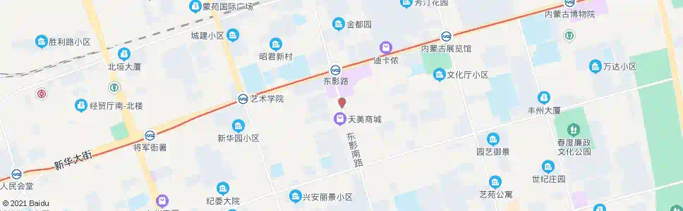 呼和浩特长乐宫_公交站地图_呼和浩特公交_妙搜公交查询2025