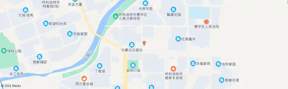 呼和浩特边防家园_公交站地图_呼和浩特公交_妙搜公交查询2025
