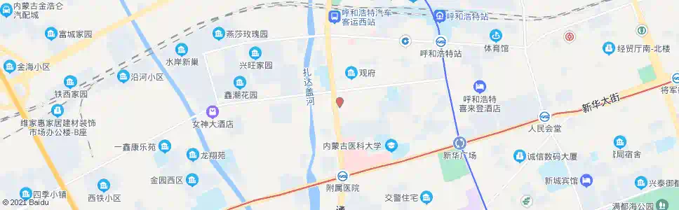 呼和浩特云鼎商业中心_公交站地图_呼和浩特公交_妙搜公交查询2025