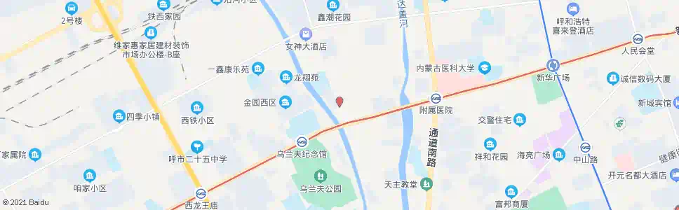 呼和浩特呼和浩特市三十六中_公交站地图_呼和浩特公交_妙搜公交查询2025